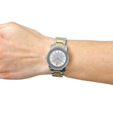 Movado Bold Silver Dial Two Tone Steel Strap Watch For Women - 3600256 Authentic Buy Shop Now