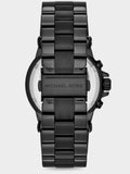 Michael Kors Bradshaw Chronograph Black Dial Black Steel Strap Watch For Women - MK6058 Authentic Buy Shop Now