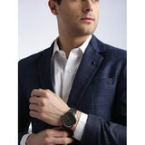 Hugo Boss Onyx Grey Dial Black Leather Strap Watch for Men - 1513366 Authentic Buy Shop Now