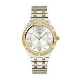 Guess Cosmo Diamonds Silver Dial Two Tone Steel Strap Watch for Women - GW0033L4 Authentic Buy Shop Now