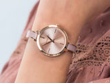 Michael Kors Jaryn Analog Gold Dial Pink Steel Strap Watch For Women - MK4343 Authentic Buy Shop Now