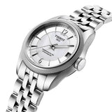 Tissot Ballade Powermatic 80 Automatic Mother of Pearl Dial Silver Steel Strap Watch For Women - T108.208.11.117.00 Authentic Buy Shop Now