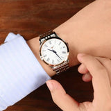 Longines Record Automatic 18K Pink Gold Watch for Men - L2.821.5.11.7 Authentic Buy Shop Now