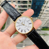 Longines Presence 25.5mm Automatic White Dial Black Leather Strap Watch for Women - L4.921.2.11.2 Authentic Buy Shop Now