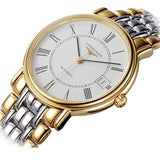 Longines Presence 25.5mm Automatic White Dial Two Tone Steel Strap Watch for Women - L4.321.2.11.7 Authentic Buy Shop Now