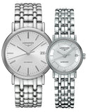 Longines Presence 38.5mm Automatic Silver Dial Silver Mesh Bracelet Watch for Men - L4.921.4.72.6 Authentic Buy Shop Now