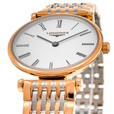 Longines La Grande Classique De Longines White Dial Two Tone Mesh Bracelet Watch for Women - L4.209.1.91.7 Authentic Buy Shop Now