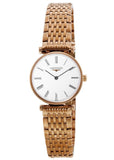 Longines La Grande Classique White Dial Rose Gold Mesh Bracelet Watch for Women - L4.209.1.91.8 Authentic Buy Shop Now