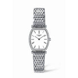 Longines La Grande Classique de Longines Tonneau 22 Diamond Watch for Women - L4.288.0.11.6 Authentic Buy Shop Now