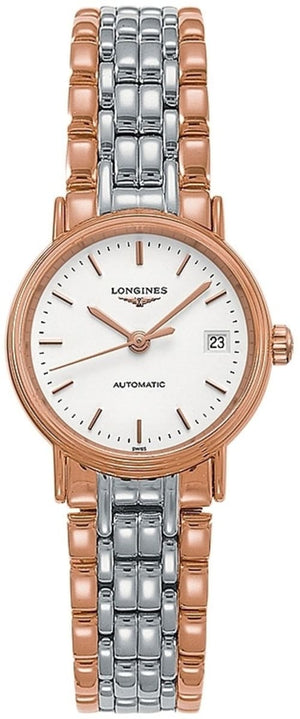 Longines Presence 30mm Automatic Two Tone Watch for Women - L4.321.1.12.7 Authentic Buy Shop Now
