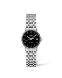 Longines Presence 25.5mm Automatic Black Dial Silver Steel Strap Watch for Women - L4.321.4.52.6 Authentic Buy Shop Now
