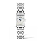 Longines Dolcevita Diamonds Mother of Pearl Dial Silver Steel Strap Watch for Women - L5.258.4.87.6 Authentic Buy Shop Now