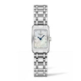 Longines Dolcevita Diamonds Mother of Pearl Dial Silver Steel Strap Watch for Women - L5.258.4.87.6 Authentic Buy Shop Now