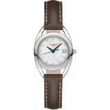 Longines Equestrian Mother of Pearl Dial Brown Leather Strap Watch for Women - L6.136.4.87.2 Authentic Buy Shop Now