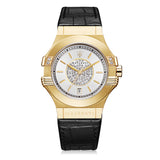 Maserati Potenza Diamonds Silver Dial Black Leather Strap Watch For Women - R8851108505 Authentic Buy Shop Now