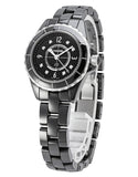 Chanel J12 Diamonds Black Dial Black Steel Strap Watch for Women - J12 H2569 Authentic Buy Shop Now