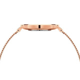 Daniel Wellington Petite Amber Brown Dial Rose Gold Mesh Strap Watch for Women - DW00100478 Authentic Buy Shop Now