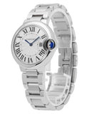Cartier Ballen Bleu De Cartier Silver Dial Silver Steel Strap Watch for Women - W6920084 Authentic Buy Shop Now