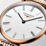 Longines La Grande Classique De Longines White Dial Two Tone Steel Strap Watch for Women - L4.209.1.92.7 Authentic Buy Shop Now