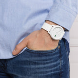 Lacoste 12.12 White Dial White Silicon Strap Watch for Men - 2010984 Authentic Buy Shop Now