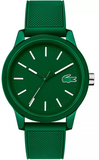 Lacoste 12.12 Green Dial Green Silicone Strap Watch for Men - 2010985 Authentic Buy Shop Now