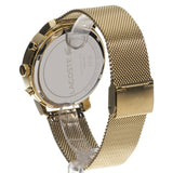 Lacoste Replay Chronograph Black Dial Gold Steel Strap Watch for Men - 2011195 Authentic Buy Shop Now