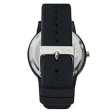 Lacoste 12.12 Chronograph Black Dial Black Silicon Strap Watch for Men - 2011012 Authentic Buy Shop Now