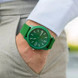 Lacoste 12.12 Green Dial Green Silicone Strap Watch for Men - 2010985 Authentic Buy Shop Now