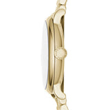 Marc Jacobs Baker Dexter Black Dial Gold Steel Strap Watch for Women - MBM3421 Authentic Buy Shop Now