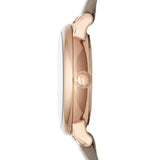 Marc Jacobs Baker Grey Dial Grey Leather Strap Watch for Women - MBM1318 Authentic Buy Shop Now