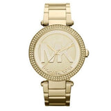 Michael Kors Parker Diamonds Gold Dial Gold Steel Strap Watch for Women - MK5784 Authentic Buy Shop Now