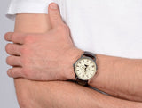 Guess Delancy Quartz White Dial Brown Leather Strap Watch For Men - W0870G1 Authentic Buy Shop Now