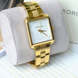 Michael Kors Lake Quartz White Dial Gold Steel Strap Watch For Women - MK3644 Authentic Buy Shop Now