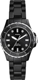 Fossil FB-01 Three-Hand Black Dial Black Ceramic Strap Watch for Women - CE1108 Authentic Buy Shop Now