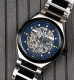 Maserati Triconic Automatic Skeleton Blue Dial Watch For Men - R8823139001 Authentic Buy Shop Now