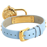 Versace Medusa Lock Icon Quartz White Dial Blue Leather Strap Watch for Women - VEDW00419 Authentic Buy Shop Now