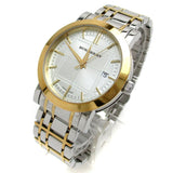 Burberry Heritage White Dial Two Tone Stainless Steel Strap Watch for Men - BU1358 Authentic Buy Shop Now