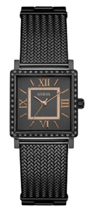 Guess Highline Black Dial Black Mesh Bracelet Watch for Women - W0826L4 Authentic Buy Shop Now