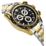 Versace V-Ray Chronograph Black Dial Two Tone Steel Strap Watch For Men - VE2I00421 Authentic Buy Shop Now