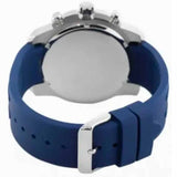 Guess Octane Chronograph Black Dial Blue Rubber Strap Watch For Men - W1047G2 Authentic Buy Shop Now