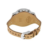 Fossil Boyfriend Chronograph White Dial Brown Leather Strap Watch for Women - ES3625 Authentic Buy Shop Now