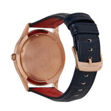 Emporio Armani Classic Silver Dial Blue Leather Strap Watch For Men - AR11131 Authentic Buy Shop Now