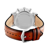 Fossil Neutra Chronograph Blue Dial Brown Leather Strap Watch for Men - FS5453 Authentic Buy Shop Now
