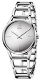 Calvin Klein Stately Silver Dial Silver Steel Strap Watch for Women - K3G23128 Authentic Buy Shop Now