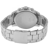 Guess Horizon Chronograph Quartz Black Dial Silver Steel Strap Watch For Men - W0379G1 Authentic Buy Shop Now