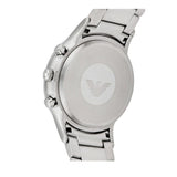 Emporio Armani Renato Chronograph Blue Dial Silver Steel Strap Watch For Men - AR2448 Authentic Buy Shop Now