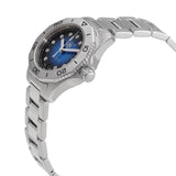 Tag Heuer Aquaracer Professional 200 Automatic Diamond Blue Dial Silver Steel Strap Watch for Women - WBP2411.BA0622 Authentic Buy Shop Now