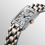 Longines Dolcevita Diamonds White Dial Two Tone Steel Strap Watch for Women - L5.258.5.79.7 Authentic Buy Shop Now