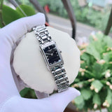 Longines Dolcevita Black Dial Silver Steel Strap Watch for Women - L5.258.4.57.6 Authentic Buy Shop Now