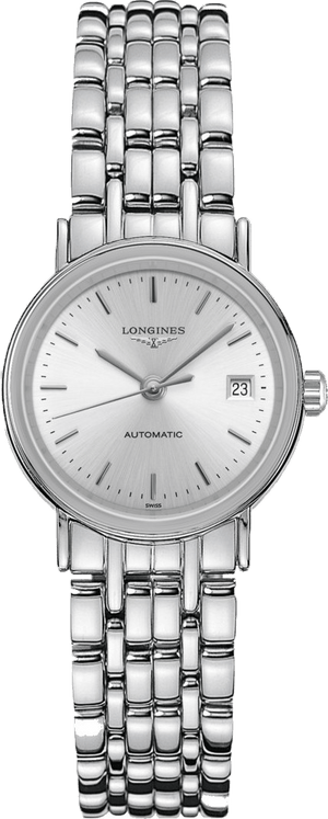 Longines Presence 25.5mm Automatic Stainless Steel Watch for Women - L4.321.4.72.6 Authentic Buy Shop Now